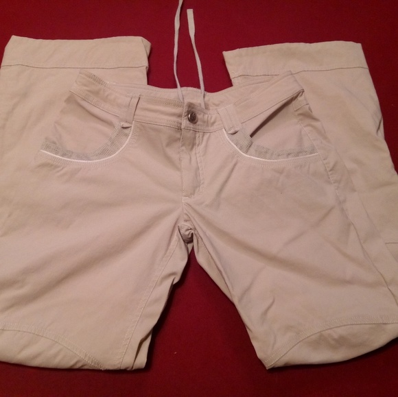 Athleta Convert Roll-Up Pants Stretch Nylon Size 6 - Picture 3 of 4